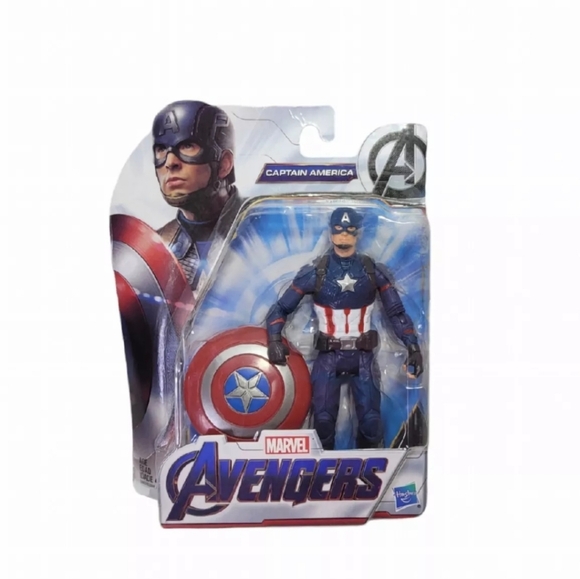 Hasbro Other - Captain America 6" Marvel Super Hero Hasbro 2018 Avengers Marvel Figure New!